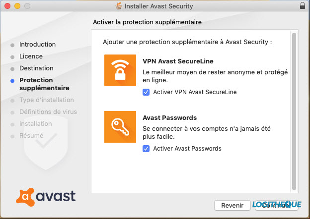 Avast Mac installation