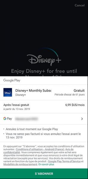 Disney Subscribe 