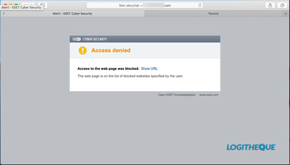 ESET Web protection macOS